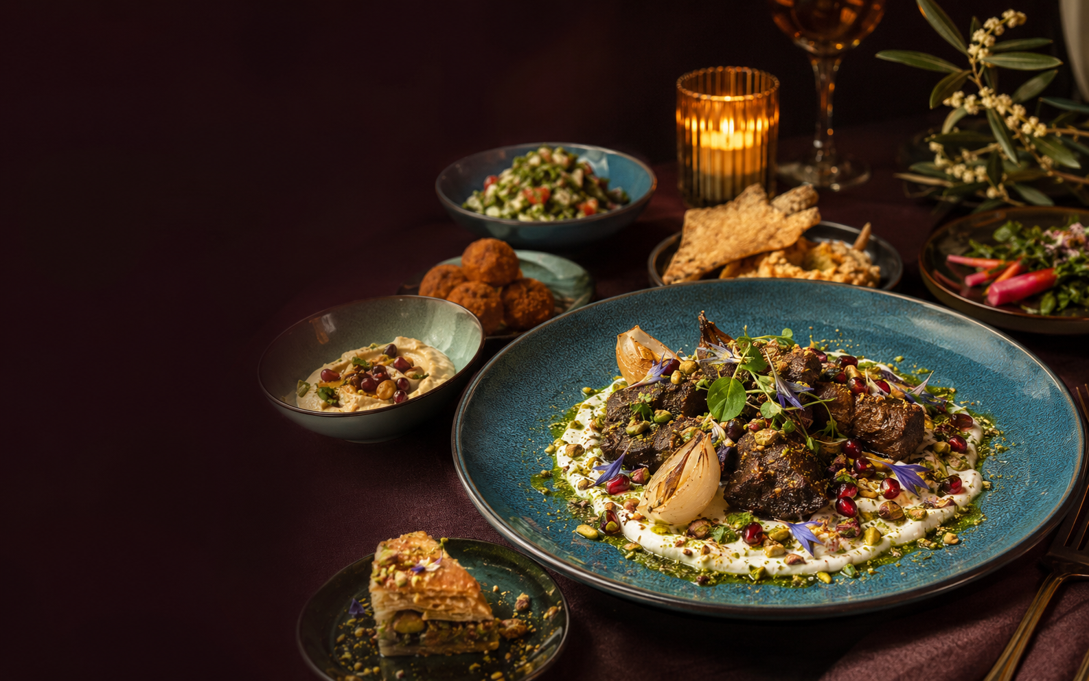 Table gastronomique inspirée par l’univers Närenj